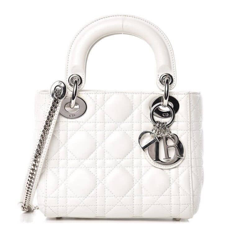 Lady Dior Mini Vit — Bags