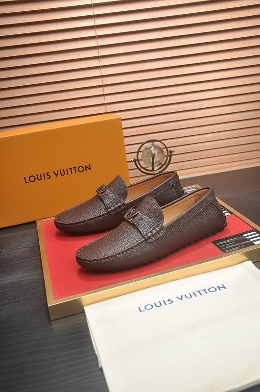 LV Monte Carlo Mockasin Brun — Shoes