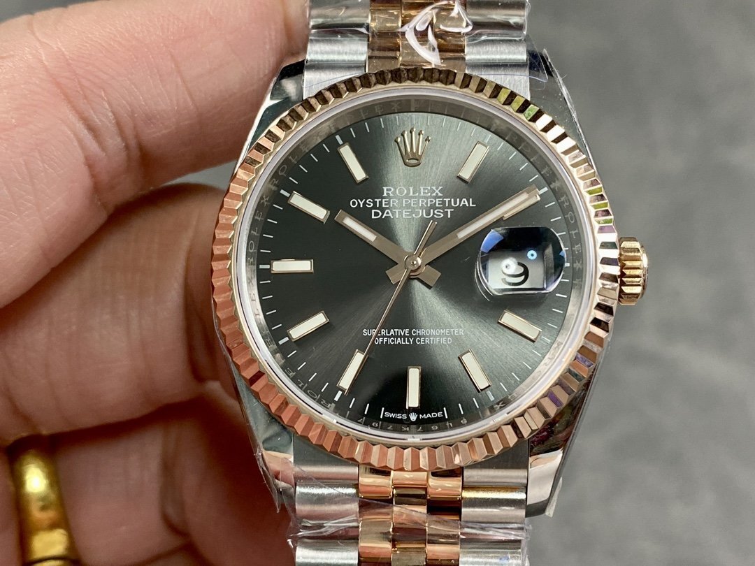 Rolex Datejust Rosé Grey — Watches