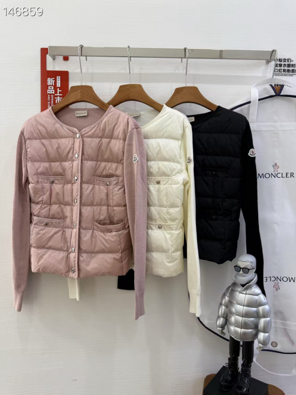 Moncler Button Down Cardigan Rosa — Jackets