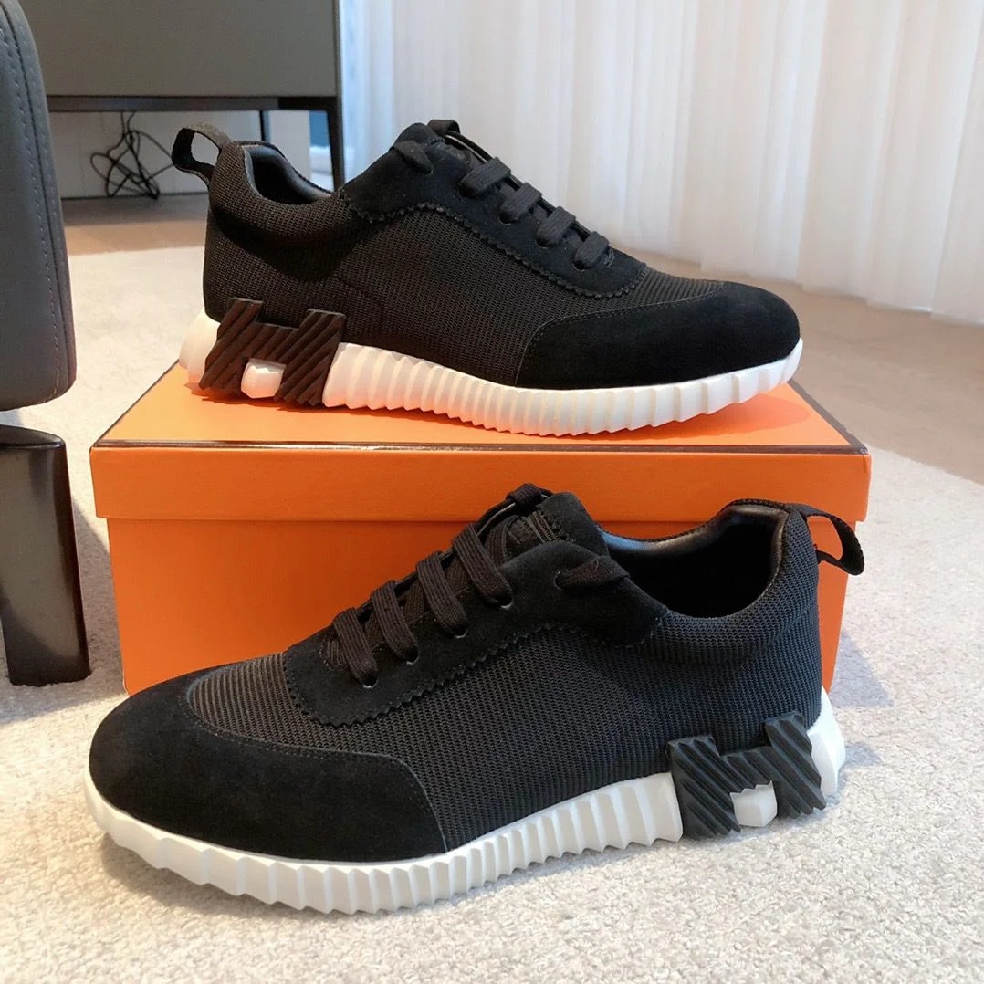 Hermès Bouncing Sneaker Svart — Shoes