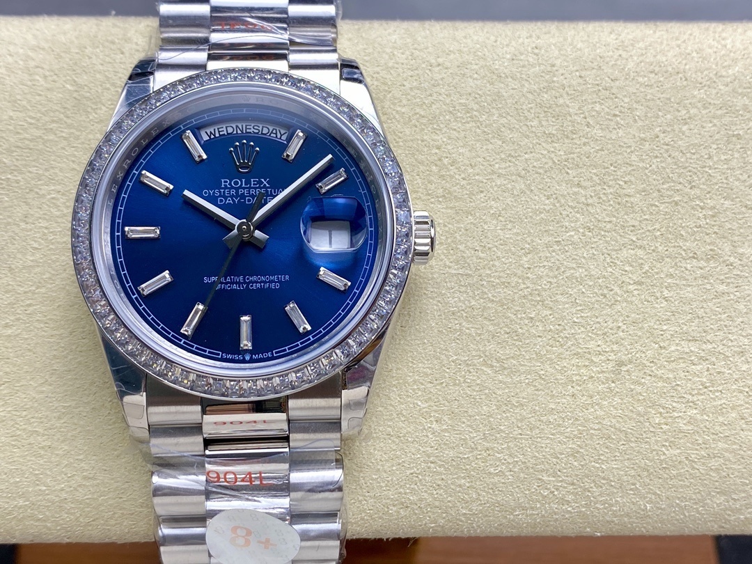 Rolex Day-Date Diamond Blue — Watches