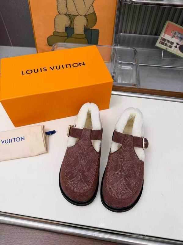 LV Cosy Flat Comfort Clog Bordeaux — Shoes