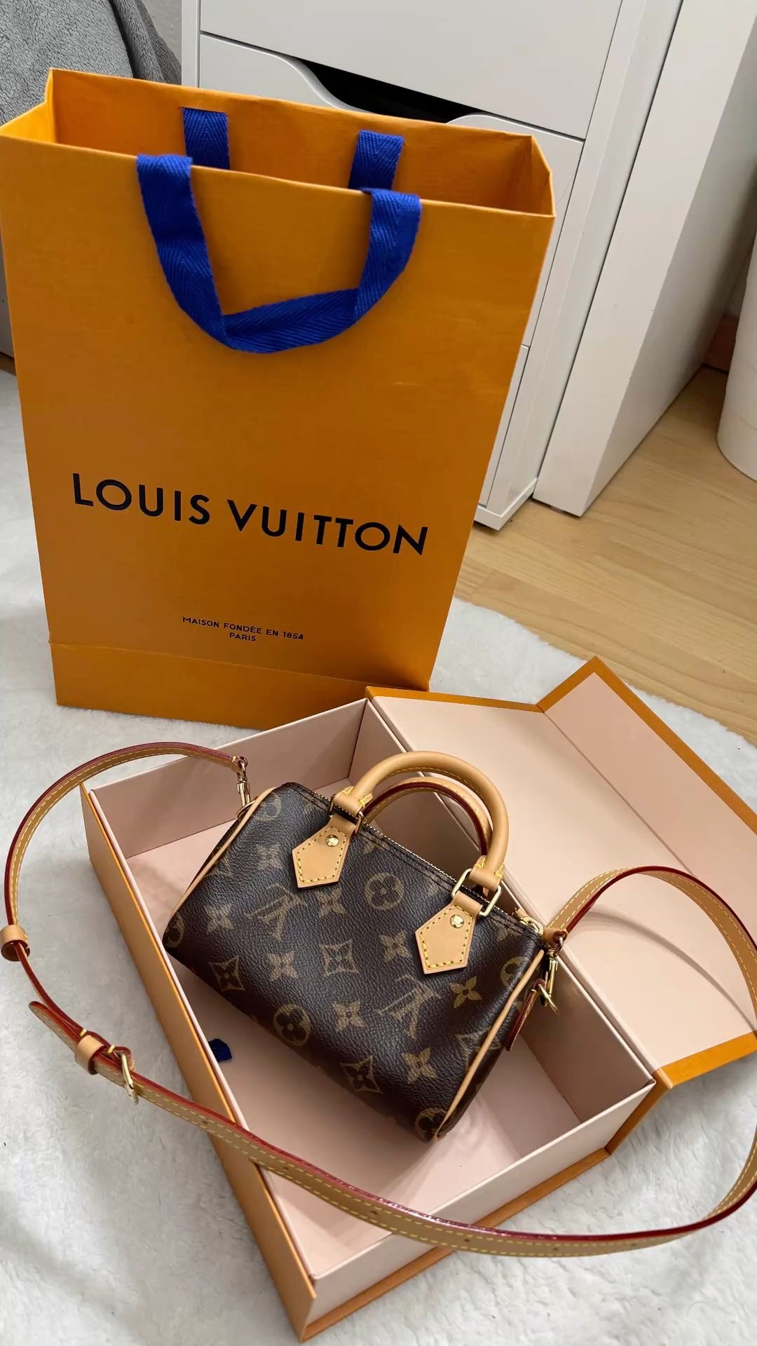 LV Nano Speedy Monogram — Bags