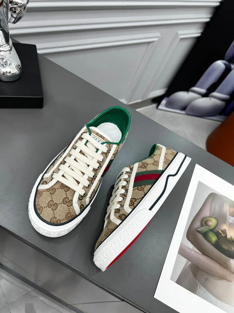 Gucci Tennis 1977 Sneaker GG Canvas — Shoes