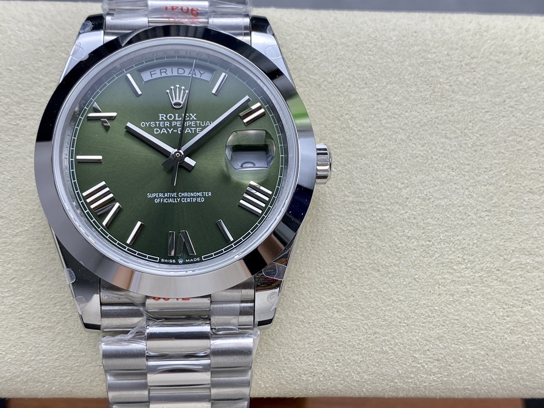 Rolex Day-Date Steel Green — Watches